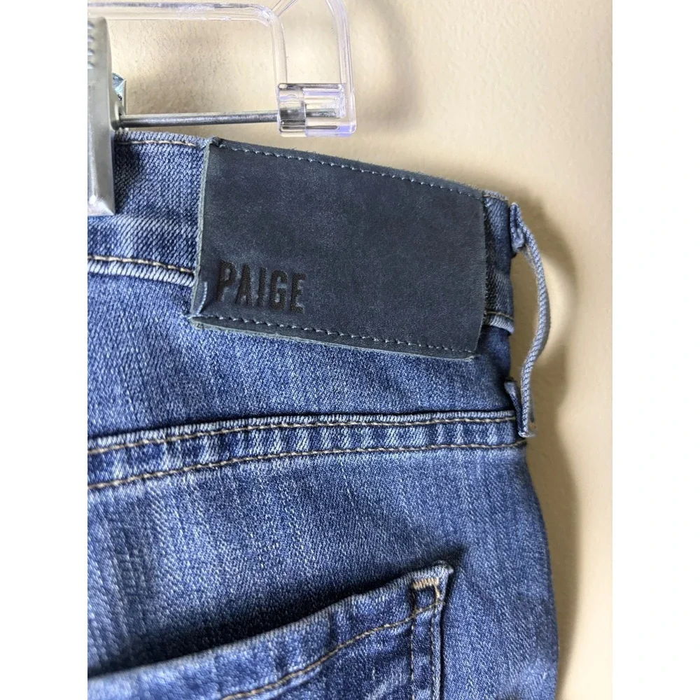 Paige Jeans Mens 38 Blue Federal Stretch Mid Rise Comfort Denim Casual